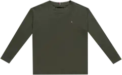 Tommy Hilfiger lasten pitkähihainen trikoopaita KB0KB09846 - Pewter green - 1