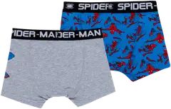 Spiderman lasten bokserit SPCQ00004 2-pack - Blue - 2