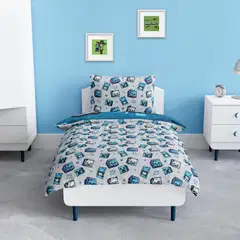 Lasten pussilakanasetti Minecraft 150x210+50x60 cm - 4