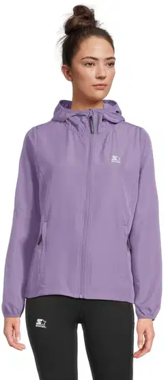 Starter naisten huppullinen juoksutakki SWS26010 - Purple Haze - 1