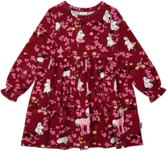 Martinex Muumi lasten mekko Kiipeilypuu 588741 - burgundi - 1