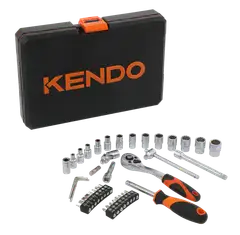 Kendo hylsysarja 1/4" 42-osainen - 4