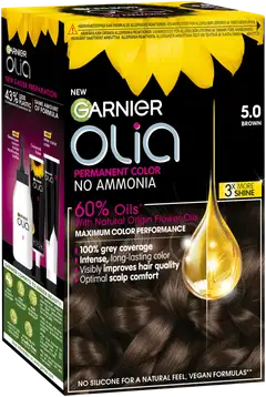 Garnier Olia 5.0 Brown kestoväri 174ml - 2