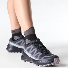 Salomon naisten maastojuoksukengät Speedcross Peak GTX - blue nights/grisaille/nirvana - 8