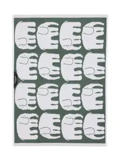 Finlayson käsipyyhe Elefantti 50x70 tumman vihreä - 4