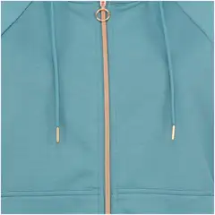 Danskin naisten hupparitakki scuba DCS2619 - Aqua 17-4911TCX - 2