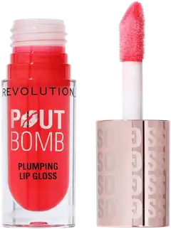 Revolution pout bomb plumping huulikiilto 4,6ml cherry sheer punainen - 1