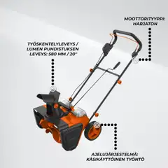 Fornorth akkulumilinko S20 2x20V - 2