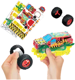 Bladez Toyz DIY lelu Hot Wheels Motor Maker Kitz 4x4 Monster Truck Kit - 4