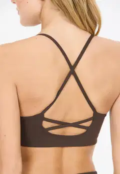 Athlecia naisten liivitoppi Emarri EA263874 - Chocolate Torte - 7