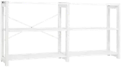 Lundia Classic 2-osainen avohylly, matala - VALKOINEN - 2