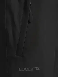 Luode12 naisten kevytvanuhousut 223L332472 - black - 5