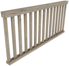 Miljöörakennus aitaelementti pysty rima, vh, 180x80x9,5 - 1