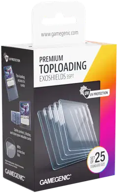Gamegenic Premium Toploading Exoshields -korttisuojat, 25 kpl - 1