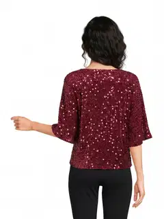 House naisten juhlapusero Glitter 213H264031 - red - 3