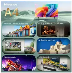 Hisense 32" Smart LED TV 32A4S - 3