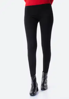 TEX naisten puntoleggingsit I970347 - BLACK 1 - 2