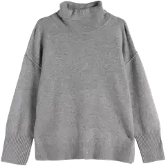 TEX naisten pooloneule I291411 - GREY - 4