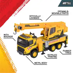 Majorette Volvo FMX Nosturiauto, 1:45, 22 cm - 5