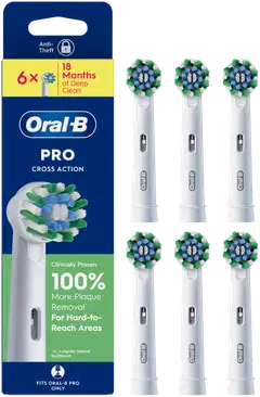 Oral-B Pro Cross Action vaihtoharja 6kpl - 1