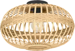 EGLO Kattovalaisin Amsfield 40W Ø45cm rottinki/musta - 1