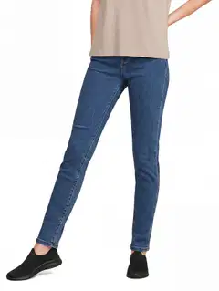 House naisten denimjeggingsit Jeggings - MID BLUE - 1
