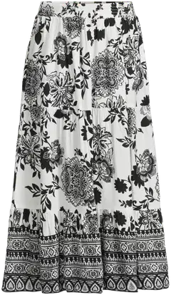 Margaux Riviera naisten hame SDL-010 - WHITE/ BLACK AOP - 2