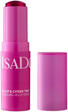 IsaDora The Lip & Cheek Tint Cooling Jelly Stick Poskipuna 10 Coral Rouge 12 g - Berry pink - 1