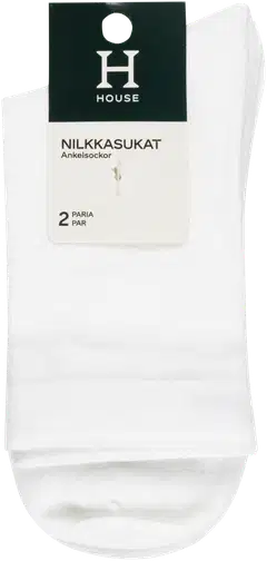 House naisten nilkkasukat 214H322525 2-pack - WHITE - 2