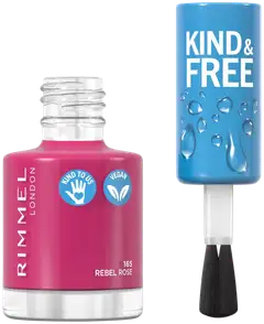 Rimmel Kind & Free Clean Nail Polish kynsilakka 8 ml - Rebel Rose - 1