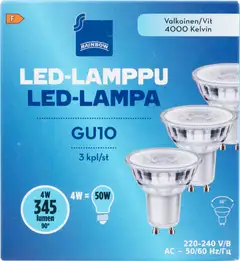 Rainbow LED-lamppu 3,6W GU10 4000K 350lm - 1