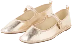 TEX naisten remmiballerinat I274689 - Gold - 1