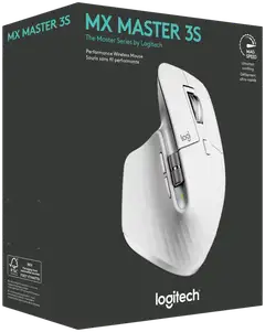 LOGITECH MX Master 3S Performance Wireless Mouse - PALE GREY - 7