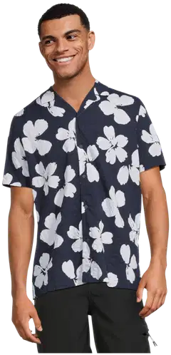 TEX miesten Hawaii-paita I274959 - NAVY DARK - 1