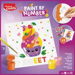 Maalaussarja Maped Paint By Number Kawai sweet - 1