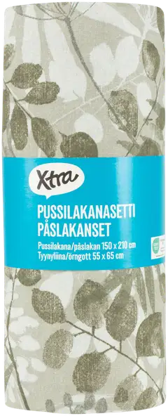 Xtra pussilakanasetti Cherie 150x210 cm vihreä - 2
