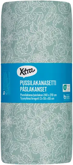 Xtra tuplapussilakanasetti Avanti 240x210 cm, vihreä - 2