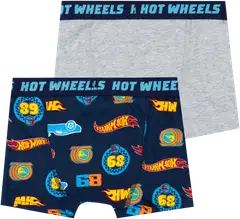 Hot Wheels poikien bokserit A2-9966 2-pack - Blue / Grey mel - 2