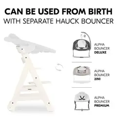 Hauck syöttötuoli Beta+ valkoinen - 21