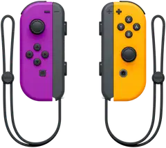 Nintendo Switch ohjainpari Joy-Con neonpurppura/neonoranssi - 2