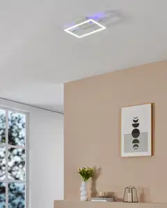 EGLO kattovalaisin Amandolo LED 17W RGB CCT valkoinen - 8