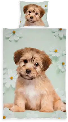 Lasten pussilakanasetti Doggy 150x210+50x60 cm - 1