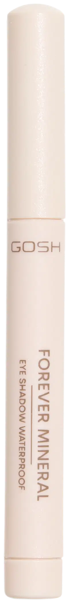 Gosh Forever Mineral Eyeshadow 007 Silver Rose -voidemainen luomiväri - Pearly White - 1