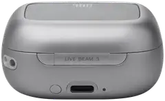 JBL Bluetooth vastamelunappikuulokkeet Live Beam 3 hopea - 10