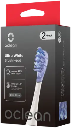 Oclean Ultra White harjaspää valkoinen 2 kpl C04000379 - 1