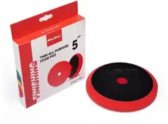 Maxshine Cross Cut kiillotuslaikka 6", punainen – vaahtomuovinen viimeistelylaikka hologrammien ja kevyiden pyörrejälkien poistoon, rotary- ja epäkeskokoneisiin - 2
