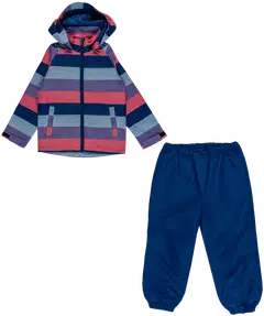 Ciraf lasten ulkoilupuku Raidat 252C07265R - Pink striped - 1