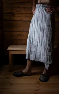 Lapuan Kankurit kylpypyyhe Hohto 90x150 cm valko-harmaa - 4