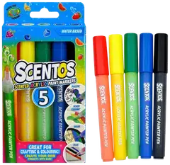 Scentos tuoksuvat akryylimaalitussit 5 kpl - 3