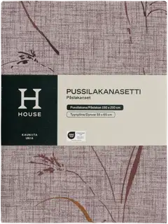 House pussilakanasetti Melange Flower 150x210 cm malva - 2